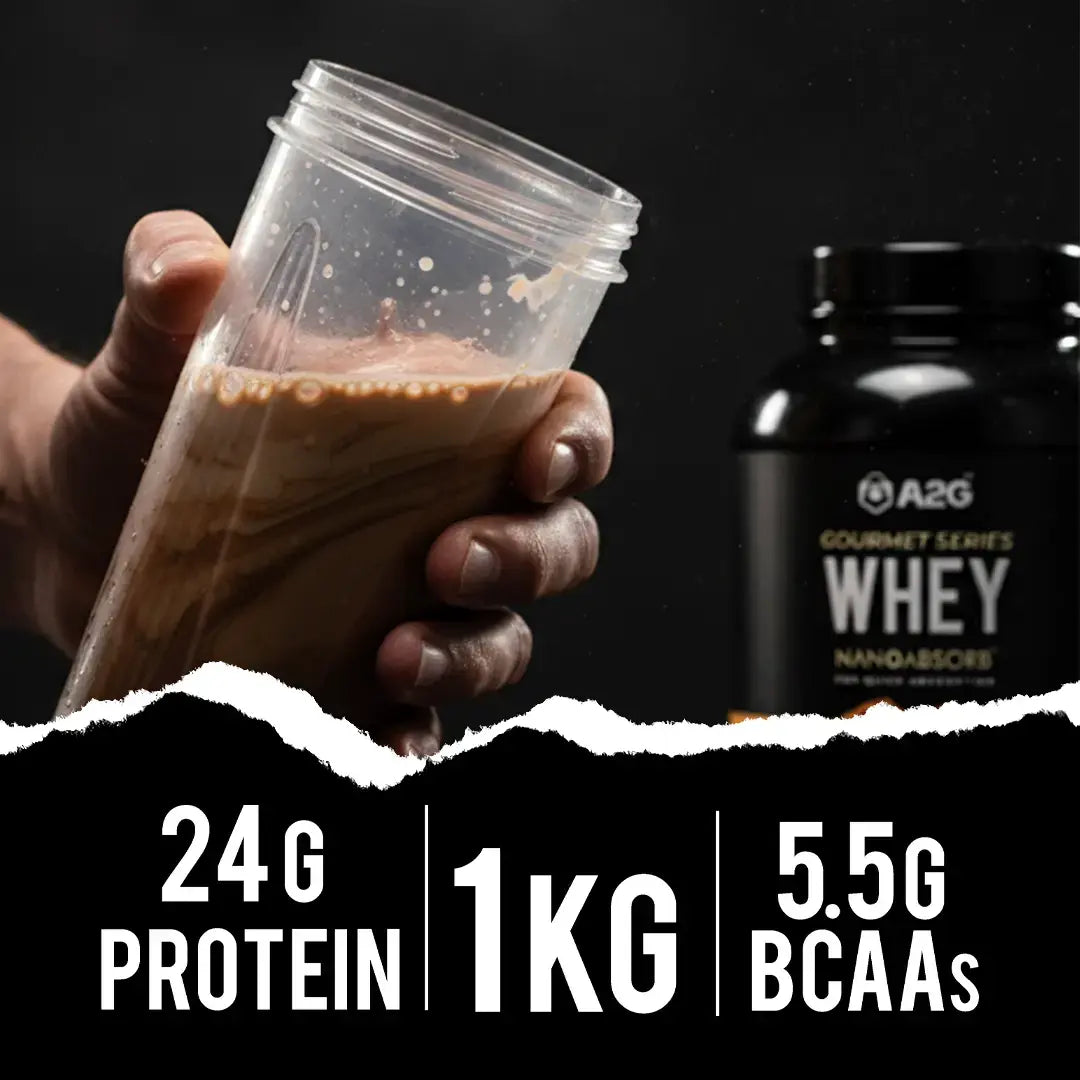 Gourmet Whey Protien | 1KG | 28 servings - A2G Lifestyle