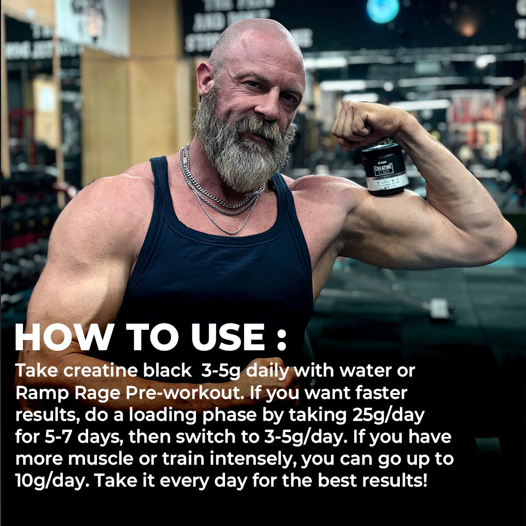 A2G Creatine Black | 100 grams - A2G Lifestyle