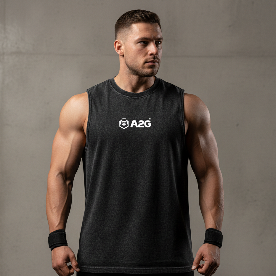 A2G Dominate Acid-Wash Tank Top - A2G Lifestyle