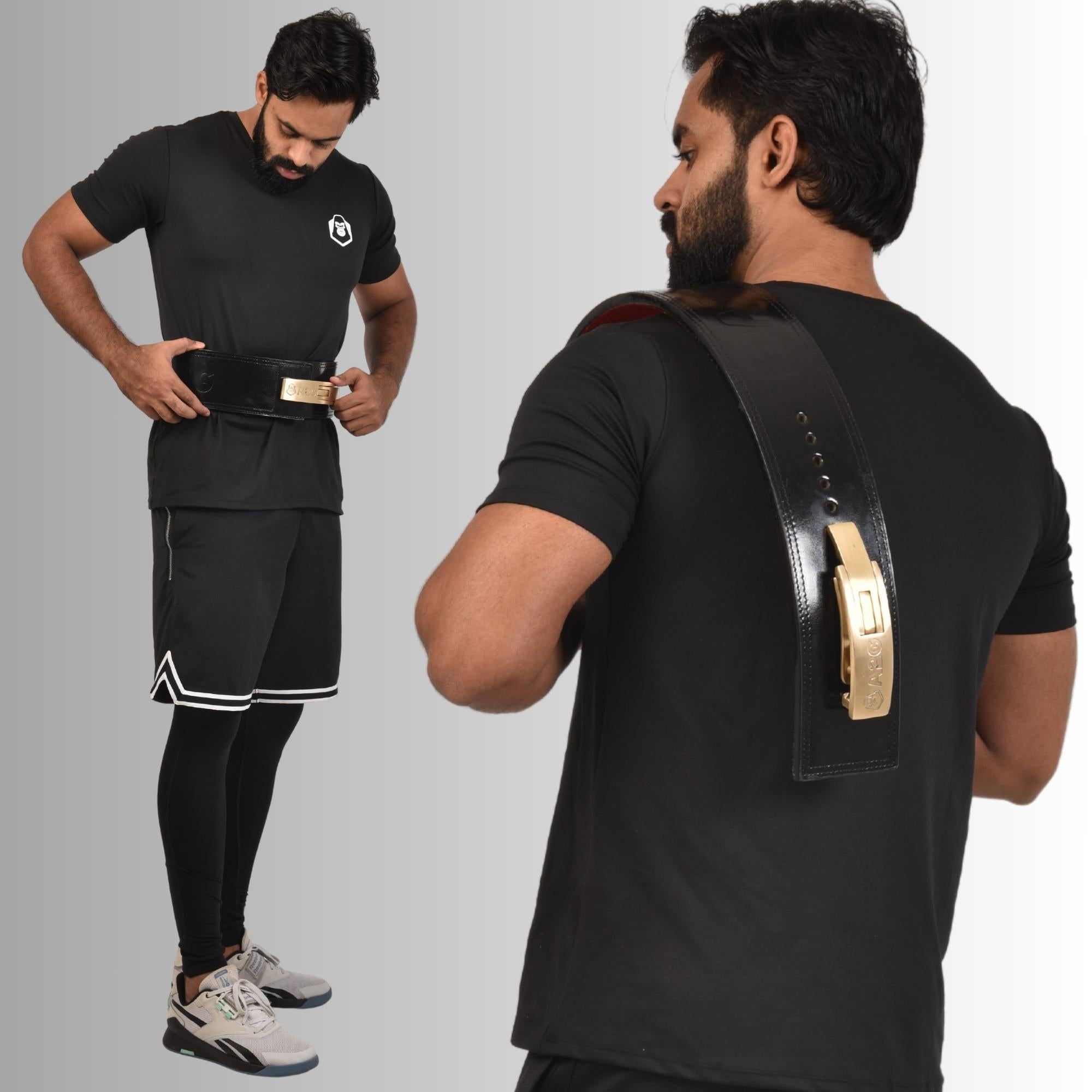 A2G Powerlifting 10 MM Brass Lever belt - a2glifestyle