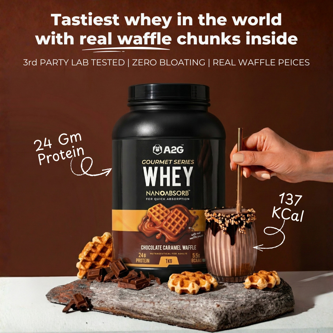 Gourmet Whey Protien | 1KG | 28 servings - A2G Lifestyle